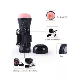 Вибро мастурбатор Masturbator-Vibrating Vagina cyber skin Latarka - 8