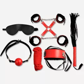 Набір БДСМ - Secret Play Secret Pleasure Red Black Collection Bondage Kit - 2