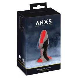 Анальная пробка - Anos Tricolour Butt Plug - 1