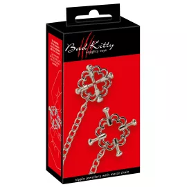 Затискачі для сосків - Bad Kitty Nipple Jewellery - 1