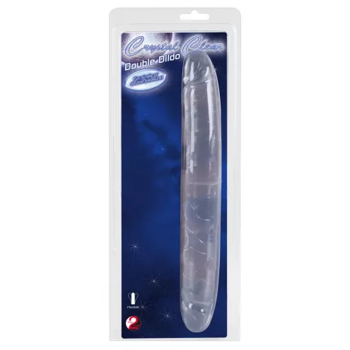 Двосторонній фалоімітатор - Crystal Clear Double Dildo