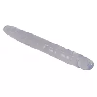 Двосторонній фалоімітатор - Crystal Clear Double Dildo