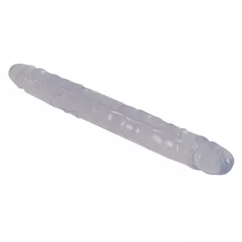 Двосторонній фалоімітатор - Crystal Clear Double Dildo - 1