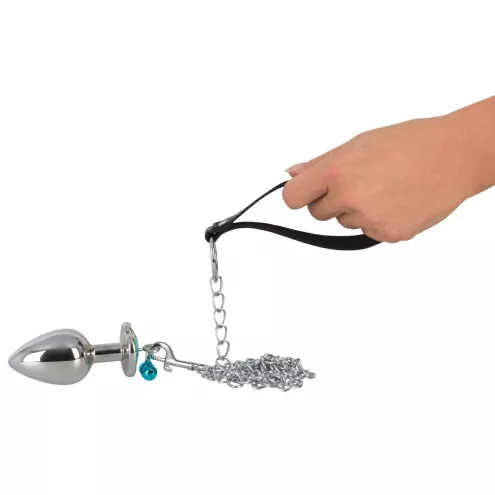 Набор анальных пробок и поводок - Butt Plug Set with a Leash