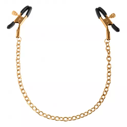 Затискачі для сосків - FFS Gold Chain Nipple Clamps