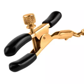 Затискачі для сосків - FFS Gold Chain Nipple Clamps - 3
