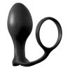 Анальная пробка с эрекционным кольцом - AFC Ass-Gasm CockRing Advanced Plug