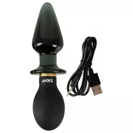 Анальный стимулятор - ANOS Double-Ended Butt Plug With Vibration - 7