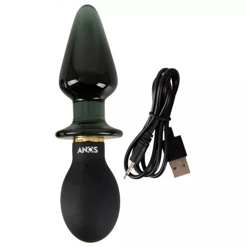Анальный стимулятор - ANOS Double-Ended Butt Plug With Vibration