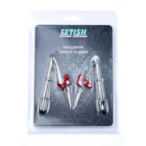 Зажимы Exclusive Nipple Clamps No.4 Fetish Boss Series