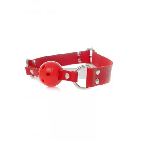 Кляп червоного кольору Knebel-Ball Gag - Fetish Boss Series
