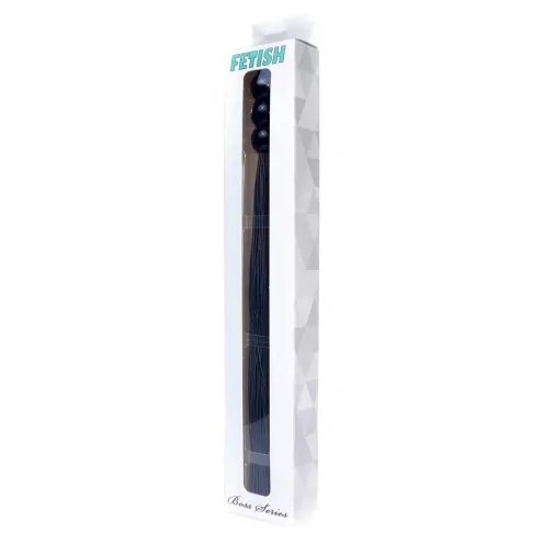 Батіг Silicone Whip Black 10 - Fetish Boss Series