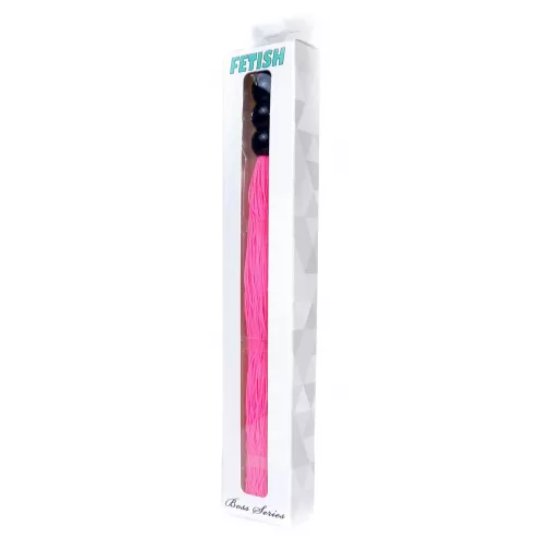 Кнут Silicone Whip Pink 10 - Fetish Boss Series