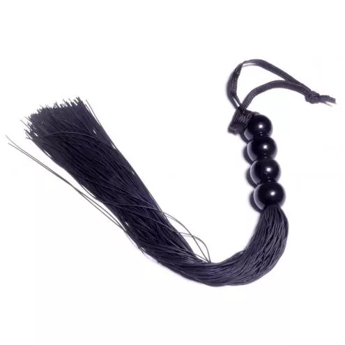 Кнут Silicone Whip Black 14 - Fetish Boss Series