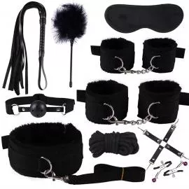 Набір БДСМ іграшок Fetish B-Series BDSM Kit 3.0, чорний - 8