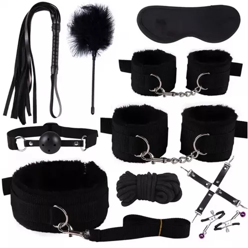 Набір БДСМ іграшок Fetish B-Series BDSM Kit 3.0, чорний