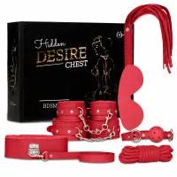 Набор БДСМ игрушек Fetish B-Series BDSM Kit 5.0, красный