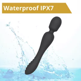 Вибратор - Erospace Sweet Play Wand Vibrator 2in1 A8 - 5
