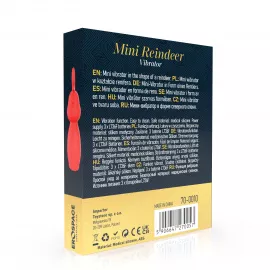 Мини-вибратор - Erospace Sweet Play Mini Reindeer Vibrator A10 - 7