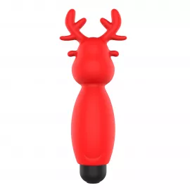 Мини-вибратор - Erospace Sweet Play Mini Reindeer Vibrator A10 - 4