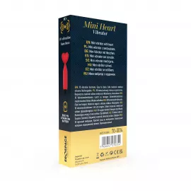 Мини-вибратор - Erospace Sweet Play Mini Heart Vibrator A14 - 4