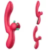 Вібратор - Erospace Sweet Play G-Spot Critoral Flappinng Vibrator A16