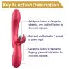 Вібратор - Erospace Sweet Play G-Spot Critoral Flappinng Vibrator A16