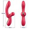 Вібратор - Erospace Sweet Play G-Spot Critoral Flappinng Vibrator A16