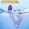 Вібратор - Erospace Sweet Play G-Spot Vibrator With Clitoral Licking Flapping A17