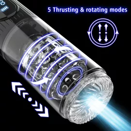 Мастурбатор - Erospace Mens Play Automatic Thrusting Masturbator B2 - 4