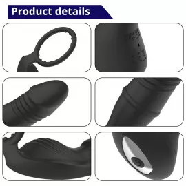 Масажер простати – Erospace Mens Play Thrusting Prostate Massager APP Controlled B5 - 6