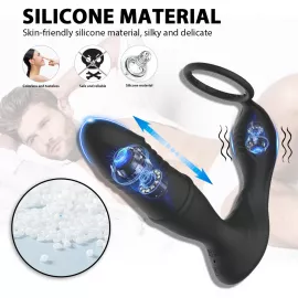 Масажер простати – Erospace Mens Play Thrusting Prostate Massager APP Controlled B5 - 5