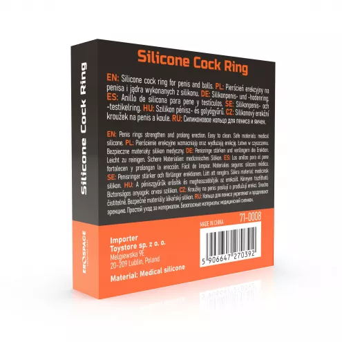 Ерекційне кільце - Erospace Men's Play Silicone Cock Ring B8