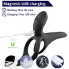 Вибрационное кольцо - Erospace Men's Play Vibrating Cock Ring With Clitoral Taint Stimulation B11