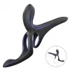 Вибрационное кольцо - Erospace Men's Play Vibrating Cock Ring With Clitoral Taint Stimulation B11