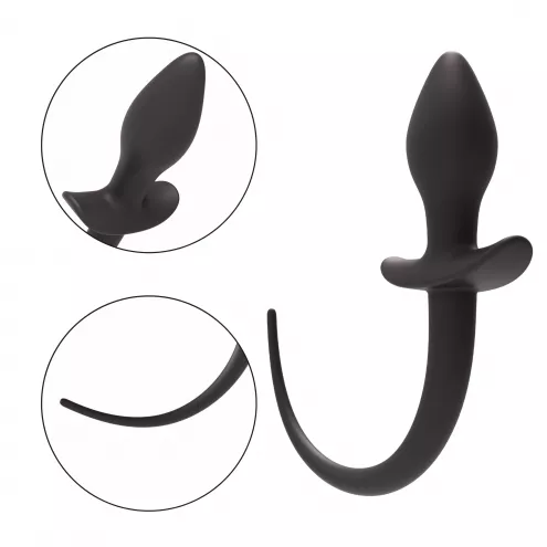 Анальная пробка – Erospace Wild Play Anal Plug With Tail C3