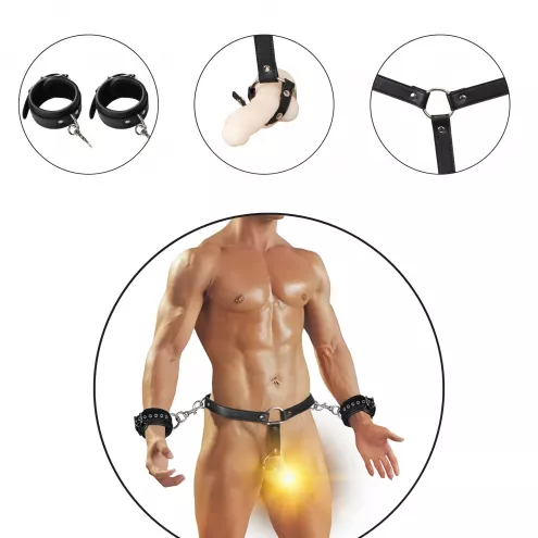 Набор БДСМ - Erospace Wild Play Male Bondage Set C13