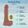 Фаллоимитатор - Erospace Natural Play Silicone Dildo D2, 20.6 см