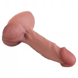 Фаллоимитатор - Erospace Natural Play Silicone Dildo D4, 21 см - 9