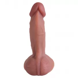 Фаллоимитатор - Erospace Natural Play Silicone Dildo D4, 21 см - 10