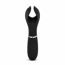 Чоловічий мастурбатор з вібрацією Vibrating Stimulator колір: чорний So Divine (Велика Британія) - 2