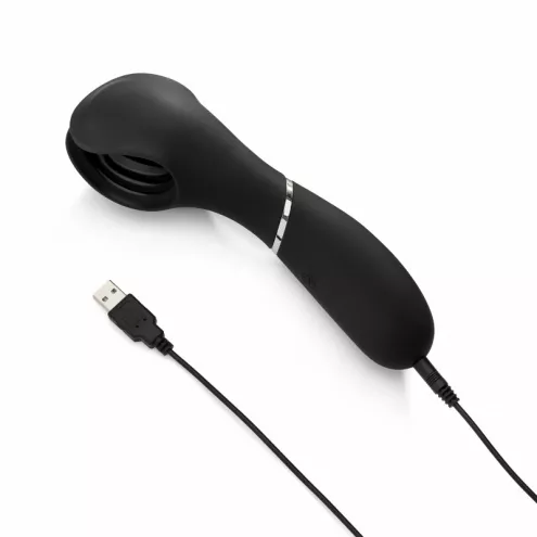 Чоловічий мастурбатор з вібрацією Vibrating Stimulator колір: чорний So Divine (Велика Британія)