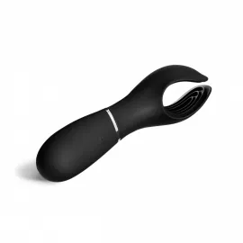 Чоловічий мастурбатор з вібрацією Vibrating Stimulator колір: чорний So Divine (Велика Британія) - 3