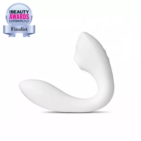 Вакуумный вибратор Pearl Vibe 2 в 1, цвет: белый So Divine (Великобритания)