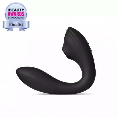Вакуумний вібратор Pearl Vibe 2 в 1, колір: чорний So Divine (Велика Британія)
