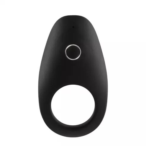 Эрекционное виброкольцо Rechargeable Vibrating Cock Ring цвет: черный So Divine (Великобритания)