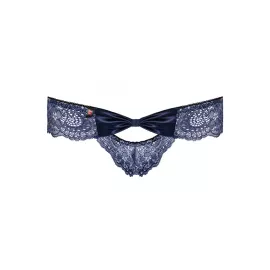 Трусики Obsessive Auroria (Сине-черный, S/M) - 10