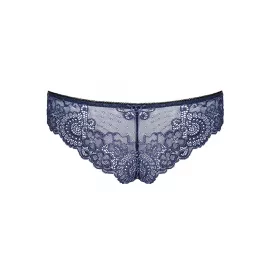 Трусики Obsessive Auroria (Сине-черный, S/M) - 12