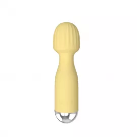 Міні вібромасажер - Mini Wand Yellow - 2