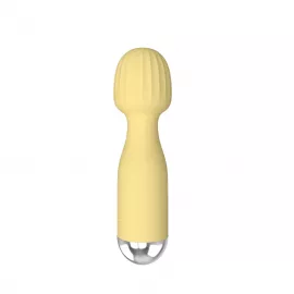 Міні вібромасажер - Mini Wand Yellow - 3